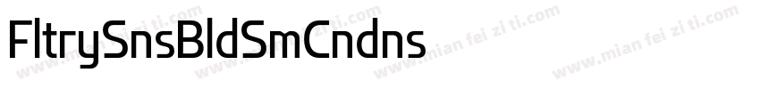 Flatory Sans Bold SemiCondensed字体转换